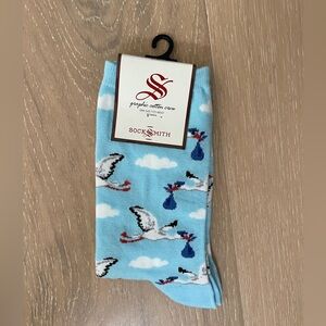 Socksmith Stork & Cloud Women’s Socks One Size NWT